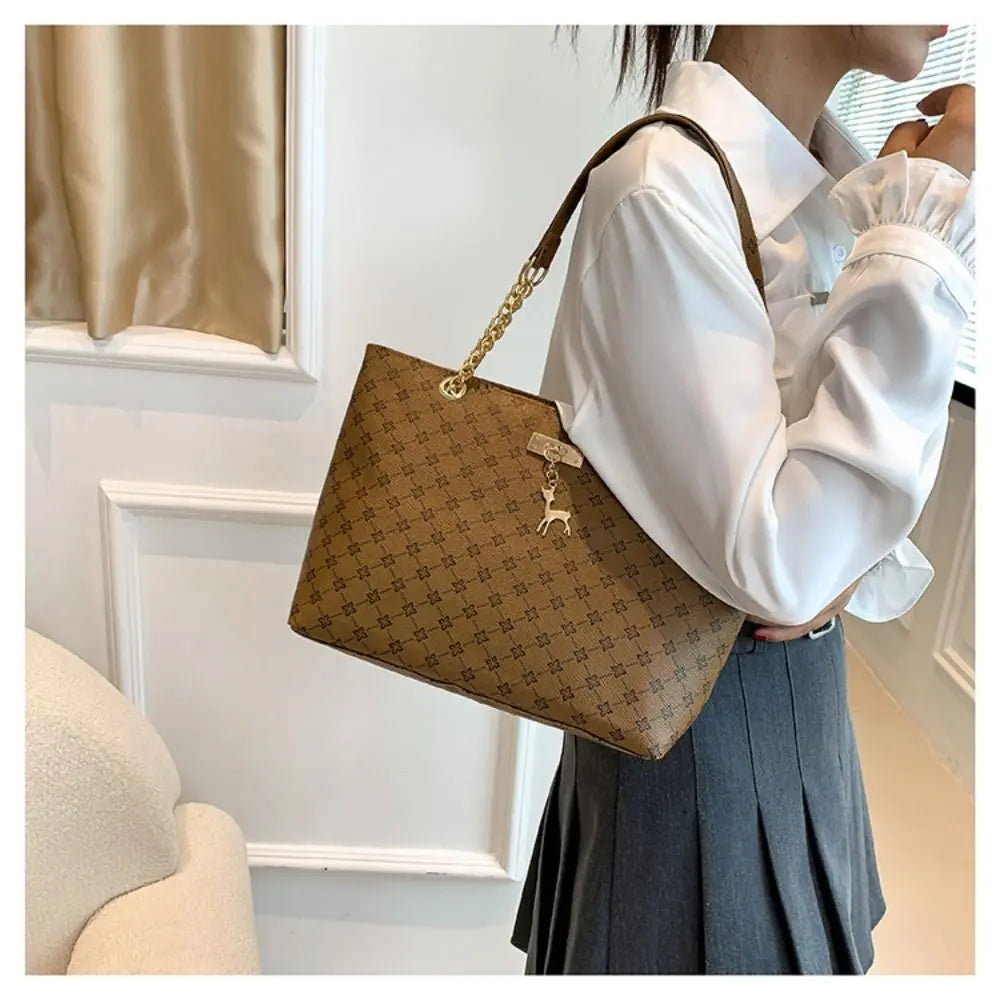 Sac cabas femme summer time Blanc-Noir-Jaune-Marron-ShopGET®