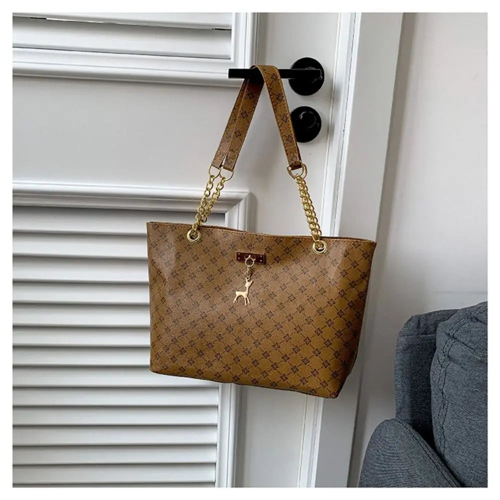 Sac cabas femme summer time Blanc-Noir-Jaune-Marron-ShopGET®