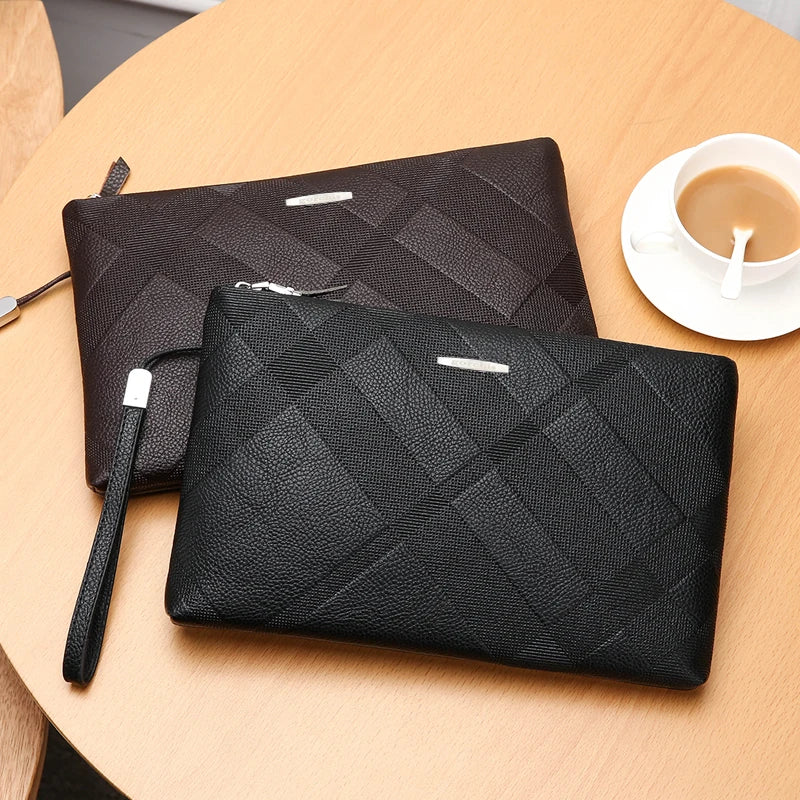 Pochette homme cuir luxe - ShopGET®