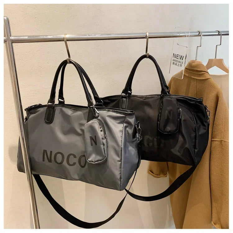 Sac weekend femme luxe Gris / OFFERTE-Noir / OFFERTE-ShopGET®