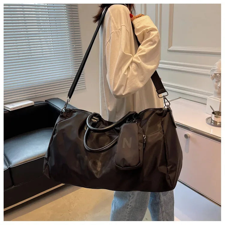 Sac weekend femme luxe Gris / OFFERTE-Noir / OFFERTE-ShopGET®