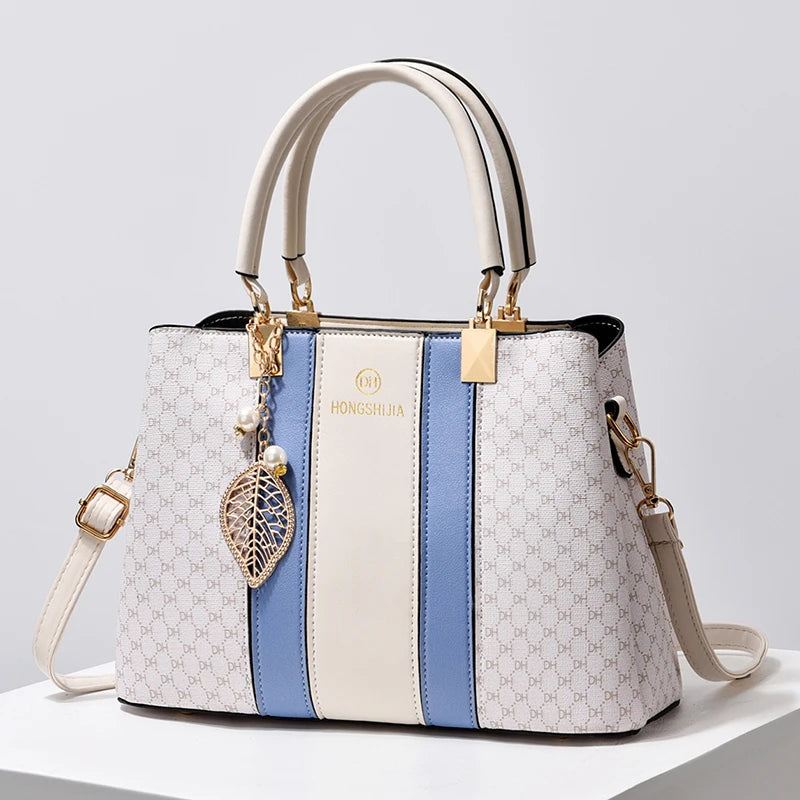 Sac cabas femme élégant Sky Bleu-Café-Noir-Rose-Orange-ShopGET®