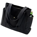 sac cabas tissu noir souple Beige-Kaki-Noir-ShopGET® 