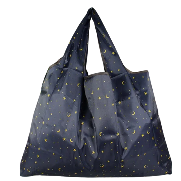 Grand sac cabas courses Bleu-Noir-ShopGET® 