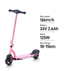 Trottinette électrique enfant  de  6-12 ans  16km/h Max