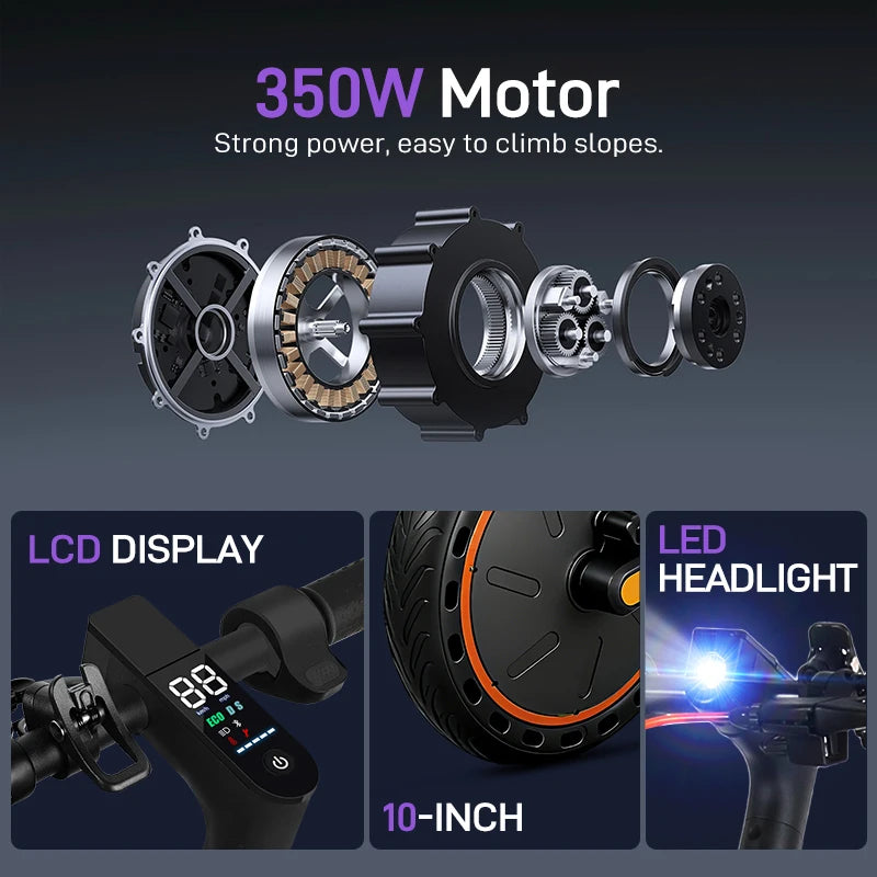 Trottinette électrique avec siège 350W Max 30km/h