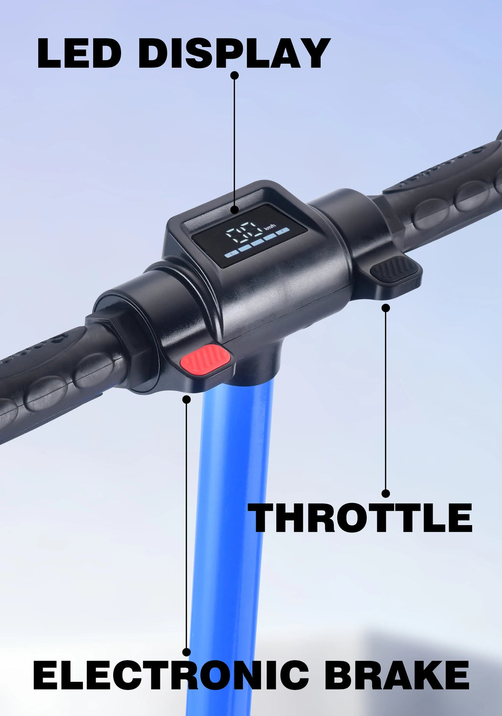 Trottinette électrique enfant  de  6-12 ans  16km/h Max