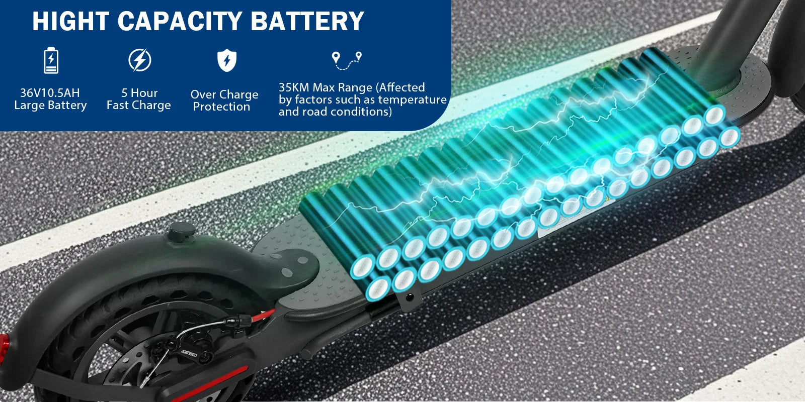 Trottinette électrique cross pliante