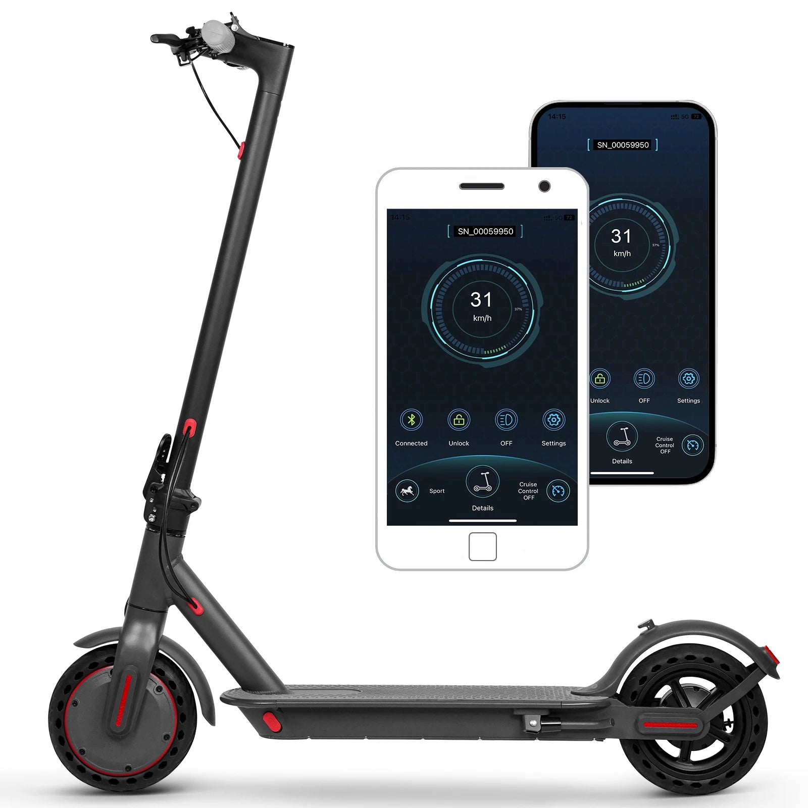 Trottinette électrique pour adulte 31KM/H  scooter de 350W