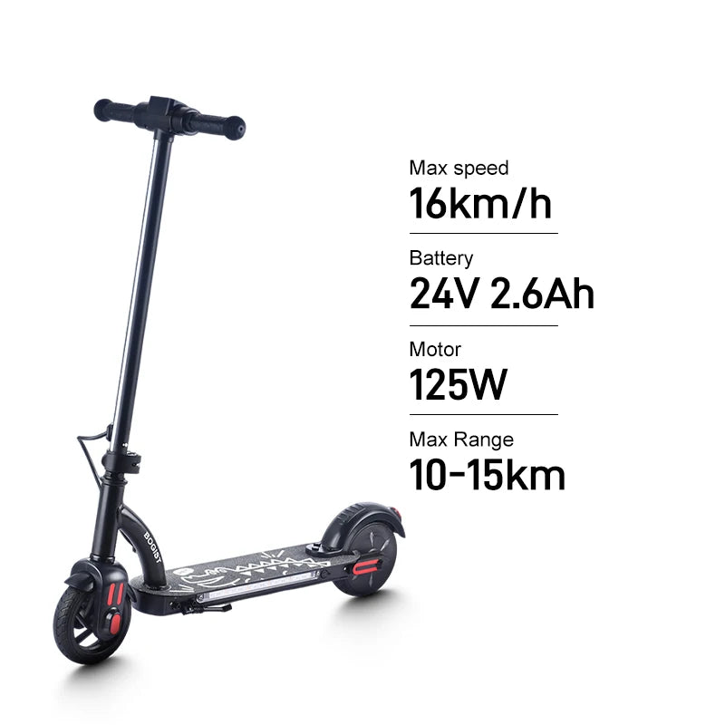 Trottinette électrique enfant  de  6-12 ans  16km/h Max