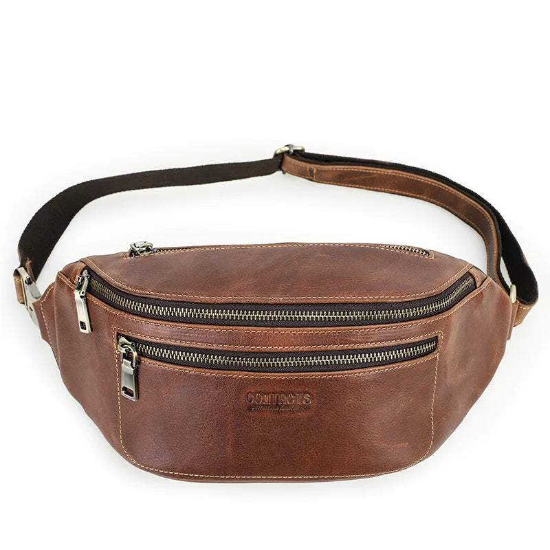 Sac banane en cuir pour professionnel