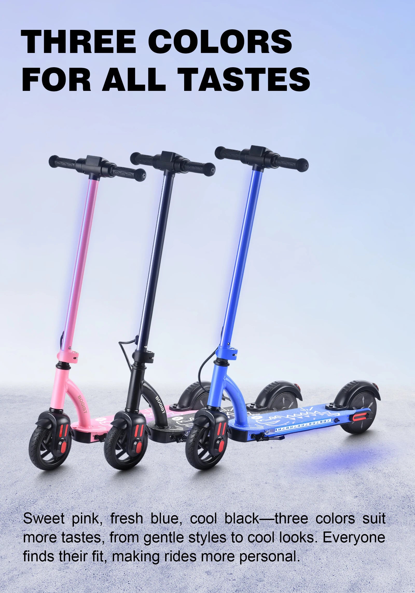 Trottinette électrique enfant  de  6-12 ans  16km/h Max