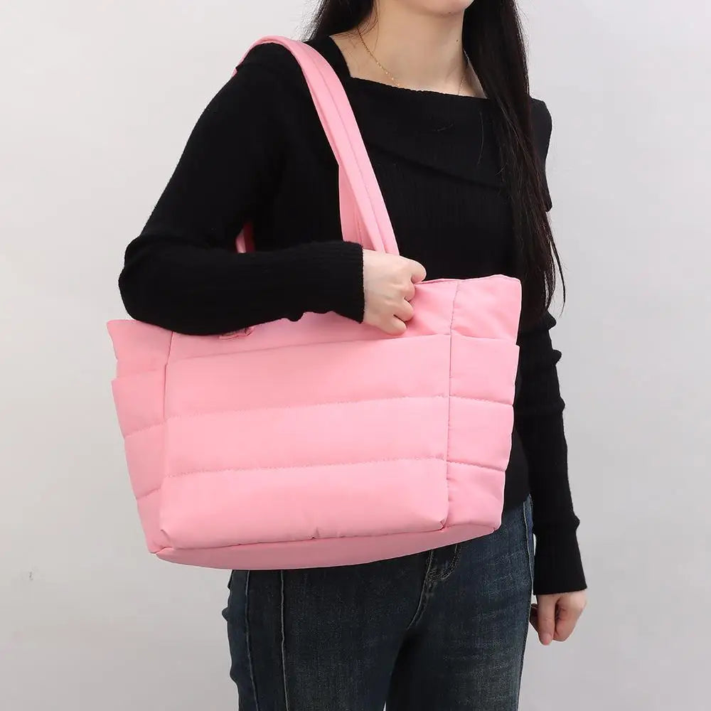 Cabas femme noir versatile Noir-Gris-Pourpre-Beige-Rose-ShopGET® 