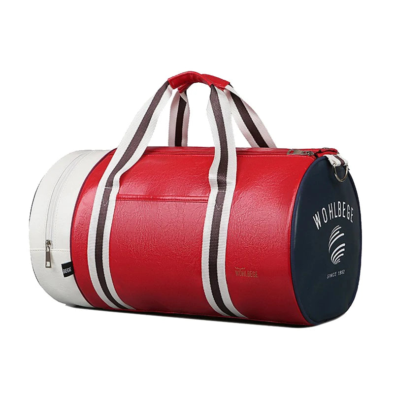 Grand sac polochon Rouge-Noir-ShopGET® 