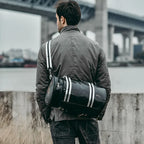 Grand sac polochon Rouge-Noir-ShopGET® 