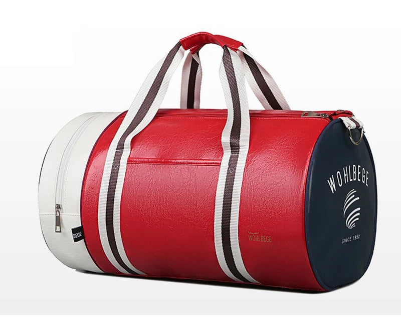 Grand sac polochon Rouge-Noir-ShopGET® 