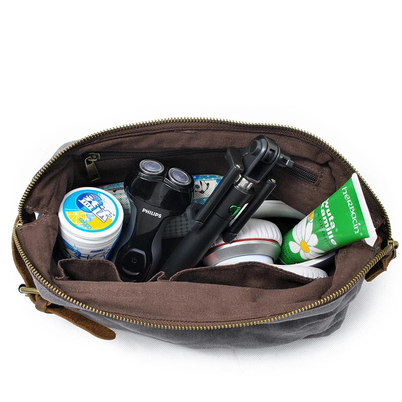 Trousse de toilette homme toile - ShopGET®