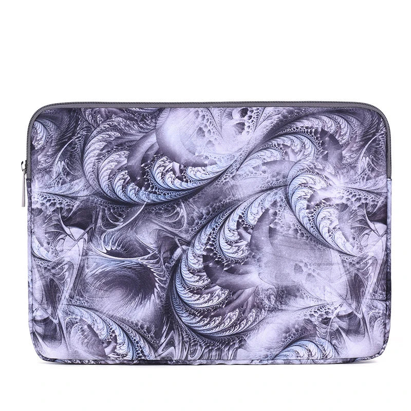 Pochette ordinateur luxe femme fleur 3D - ShopGET®