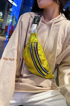 Sac banane argent pour femme - ShopGET®