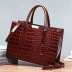 Sac cabas en cuir camel Noir / 34x13x24cm-wine rouge / 34x13x24cm-Marron camel / 34x13x24cm-ShopGET® 