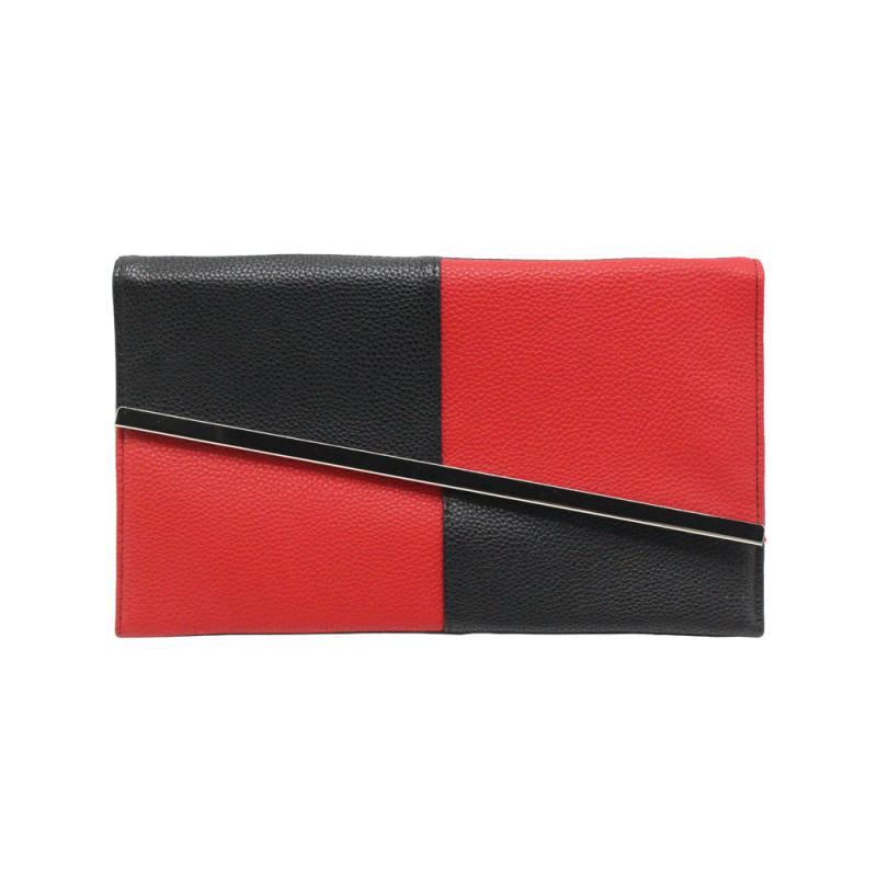 Sac bandoulière pochette femme géométrique Noir-ShopGET® 