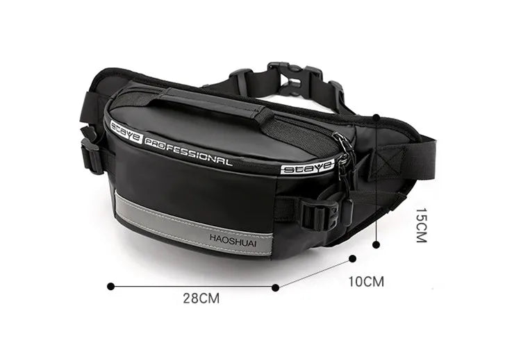 Sac banane homme streetwear en nylon