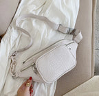 Sac banane en cuir femme