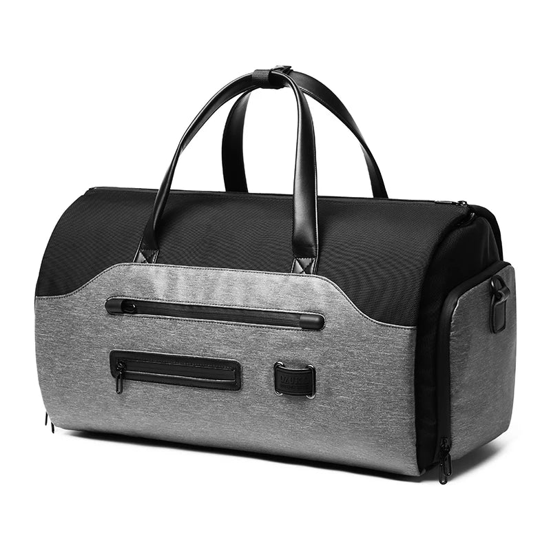 Sac weekend gentlemen de luxe Noir-Gris-ShopGET® 