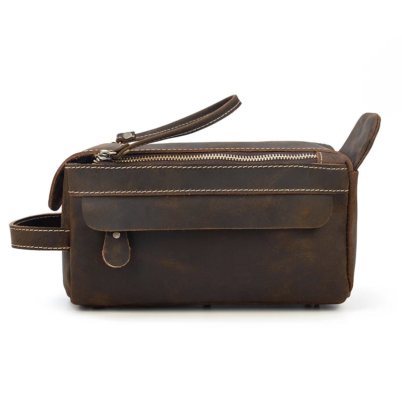 Trousse de toilette homme cuir luxe - ShopGET®