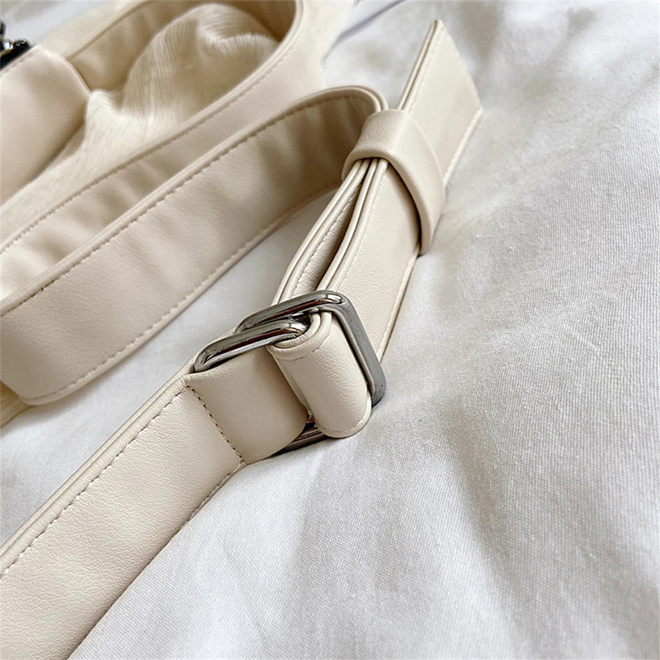 Sac banane en cuir  à bandoulière voyage