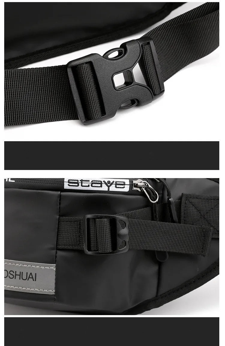 Sac banane homme streetwear en nylon