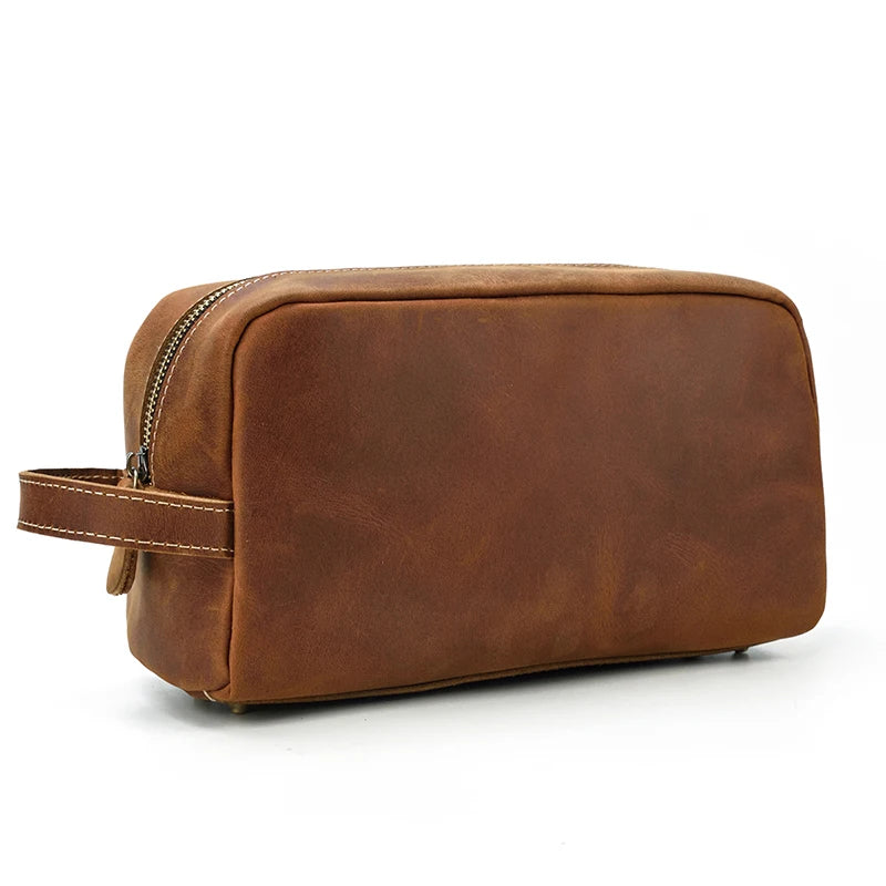 Trousse de toilette homme cuir luxe - ShopGET®