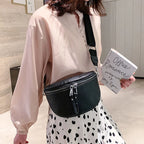 Sac banane femme chic marron de luxe