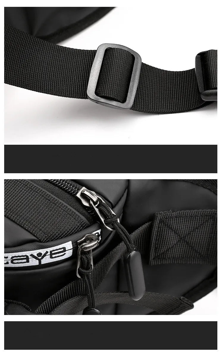 Sac banane homme streetwear en nylon