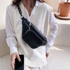 Sac banane en cuir femme