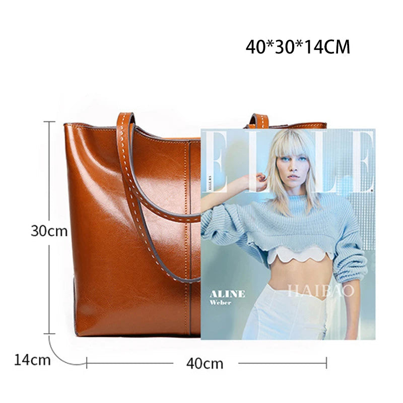 Sac cabas Zency souple Café-Marron-Noir-Gris-ShopGET® 