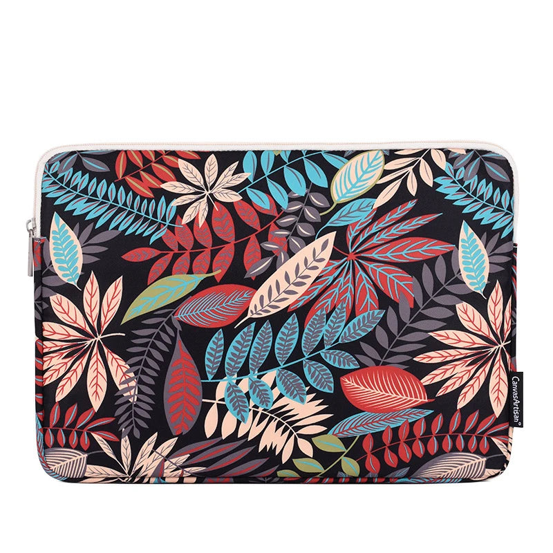 Pochette ordinateur luxe femme fleur 3D - ShopGET®