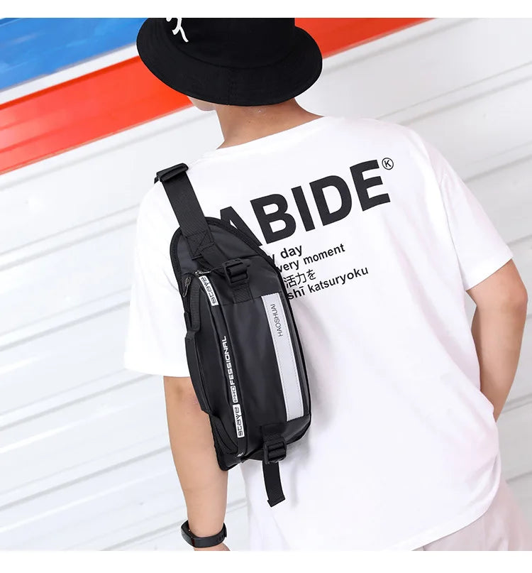 Sac banane homme streetwear en nylon