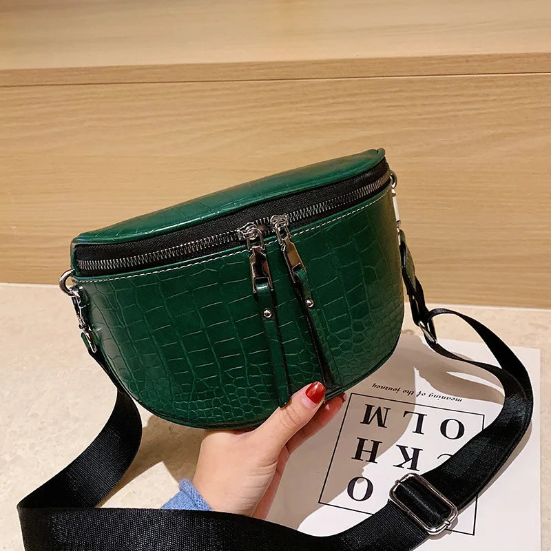 Sac banane femme chic marron de luxe