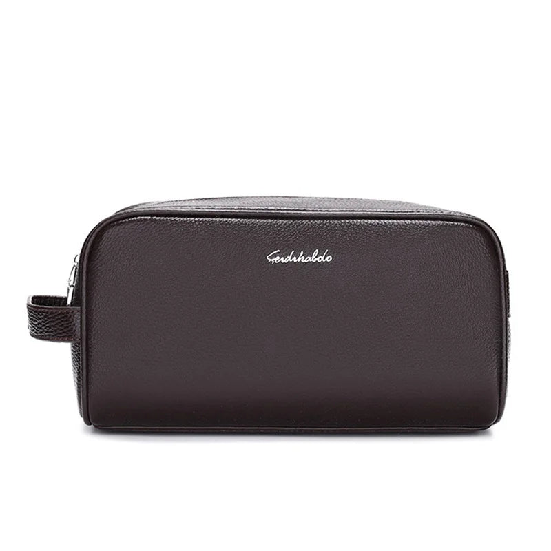 Sac pochette homme Marron / 26 x 8 x 14 CM / Offerte-Noir / 26 x 8 x 14 CM / Offerte-ShopGET® 