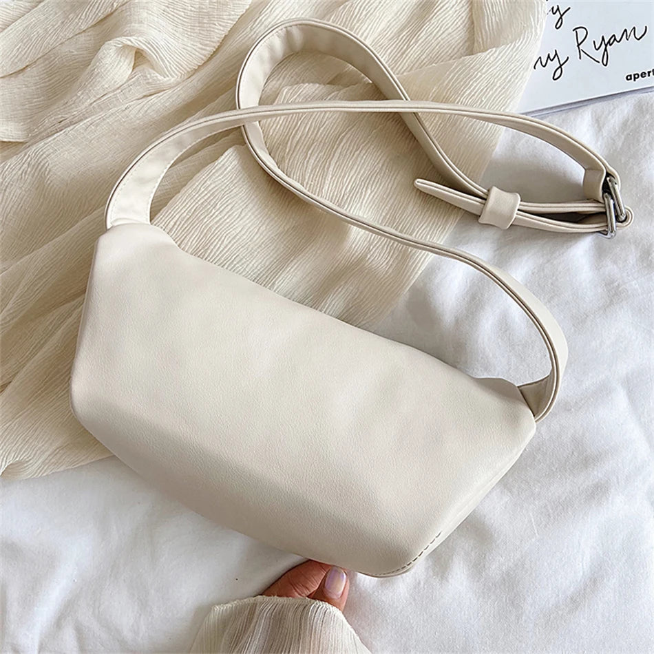 Sac banane en cuir  à bandoulière voyage