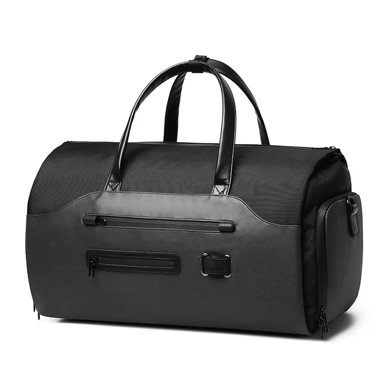 Sac weekend gentlemen de luxe Noir-Gris-ShopGET® 