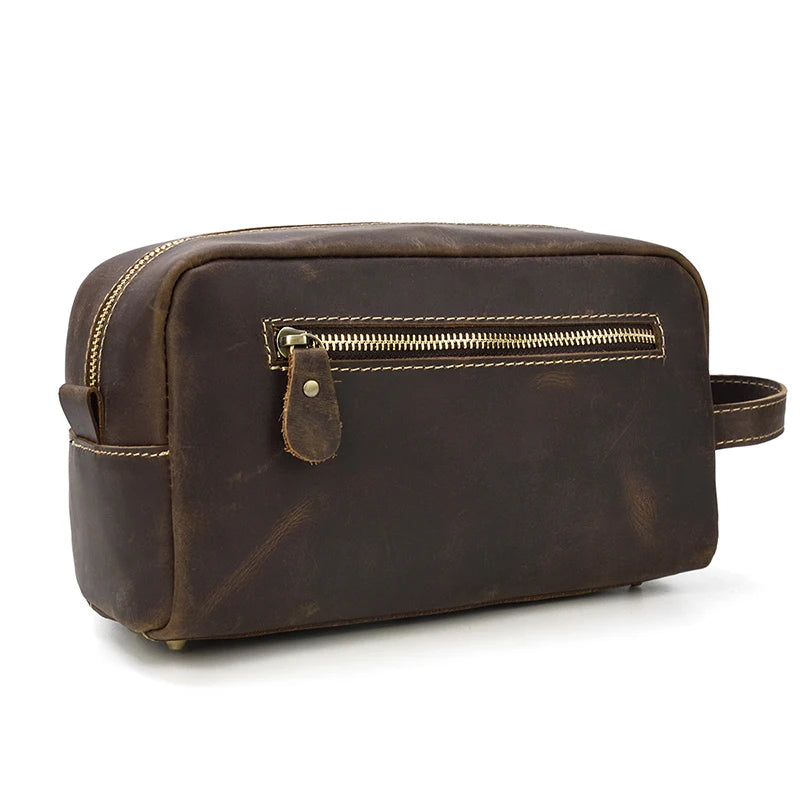 Trousse de toilette homme cuir luxe - ShopGET®