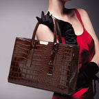 Sac cabas en cuir camel Noir / 34x13x24cm-wine rouge / 34x13x24cm-Marron camel / 34x13x24cm-ShopGET® 