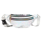 Sac banane argent pour femme - ShopGET®