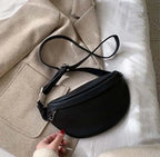Sac banane en cuir femme