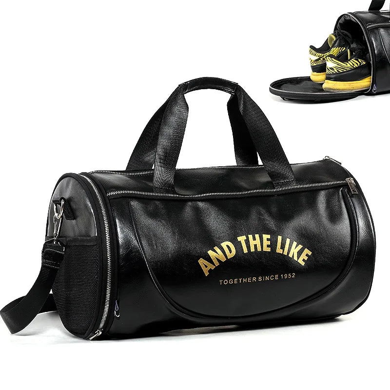 Sac polochon petit pas cher Bleu Blanc-Bordeau-Vert Blanc-Bordeau Blanc-Noir Blanc-Vert-Noir Or-ShopGET® 