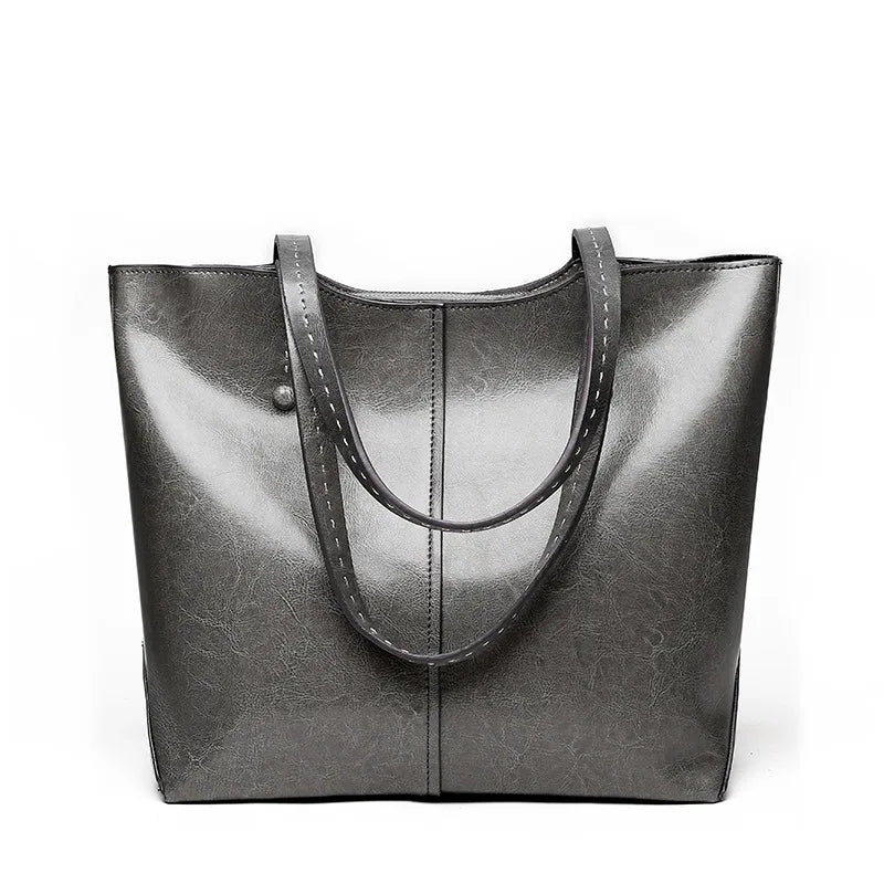 Sac cabas Zency souple Café-Marron-Noir-Gris-ShopGET® 