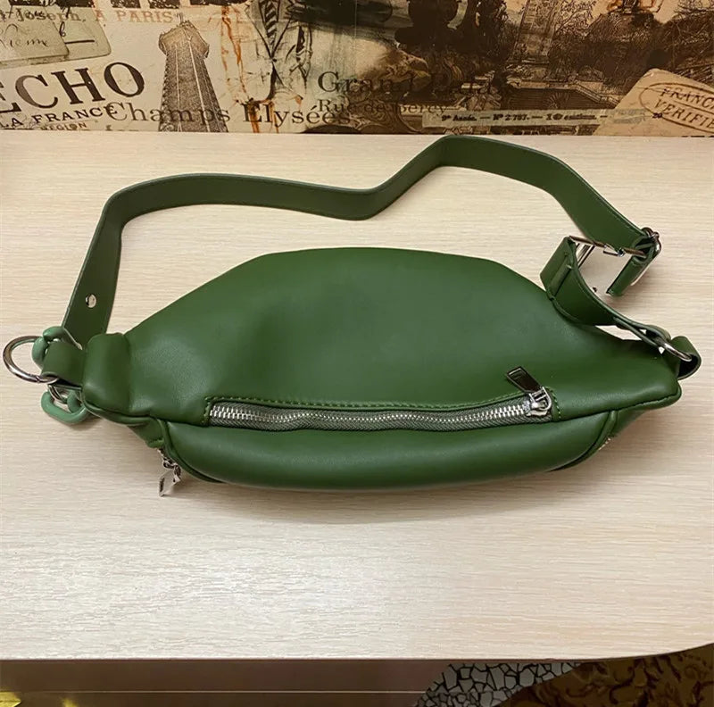 Sac banane en cuir femme