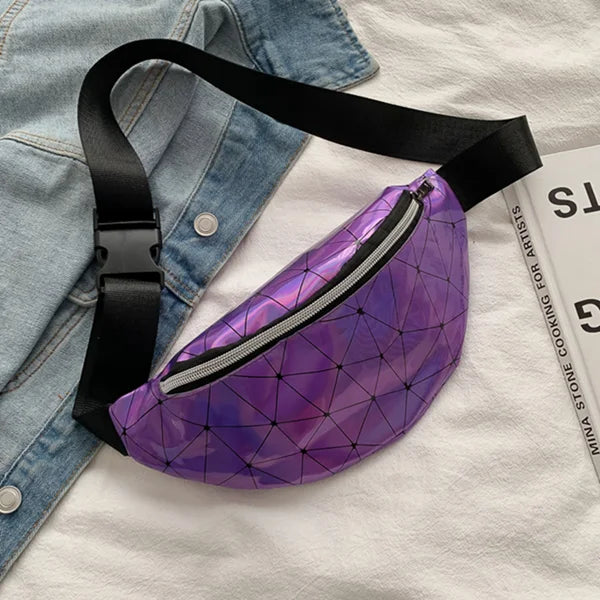 Sac banane argent pour femme - ShopGET®